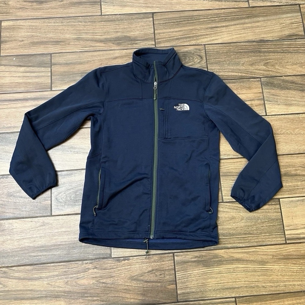 The North Face Apex Soft Shell Jacket Full Zip Navy Outdoor Men’s S